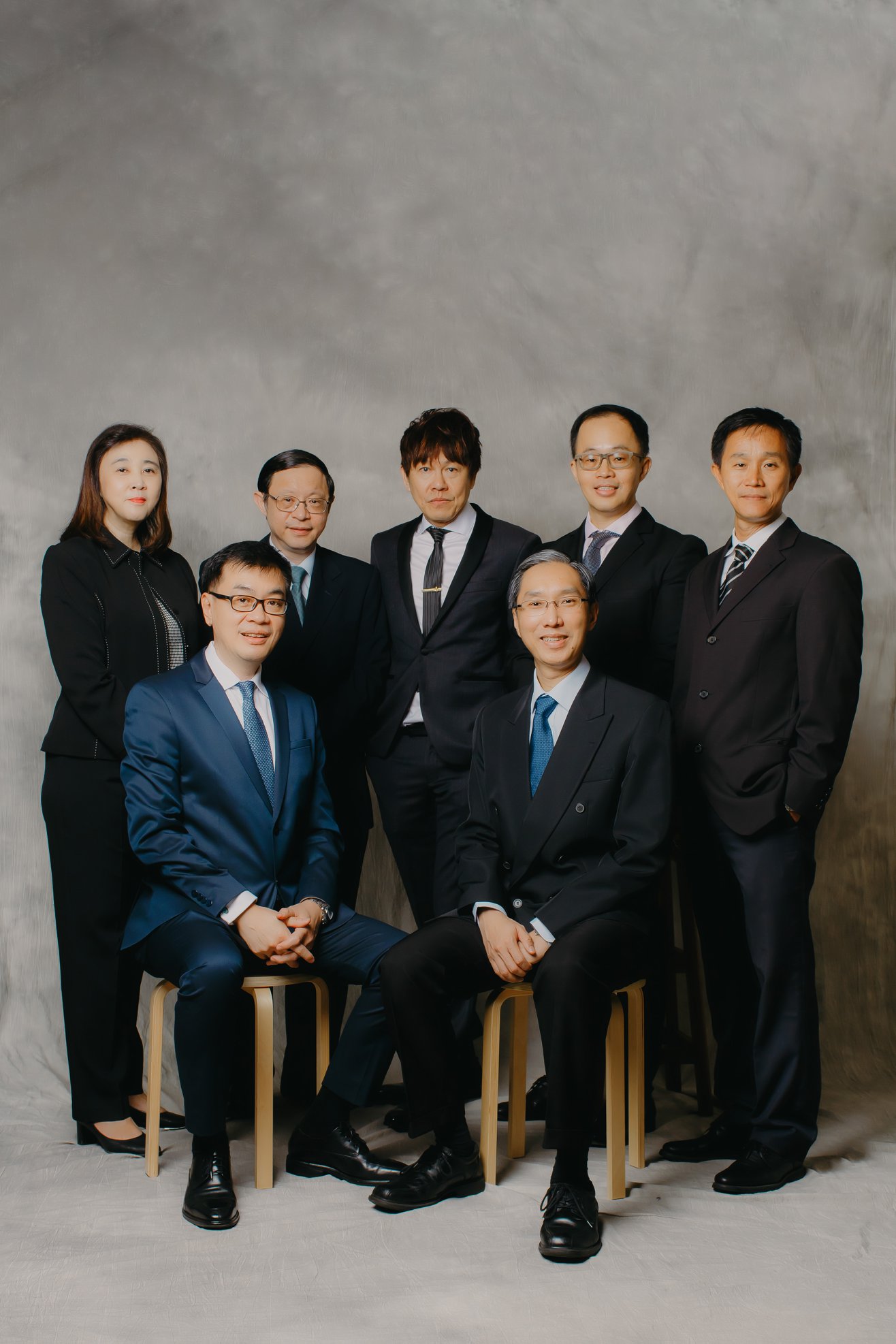 Studio corporate team photo singapore group