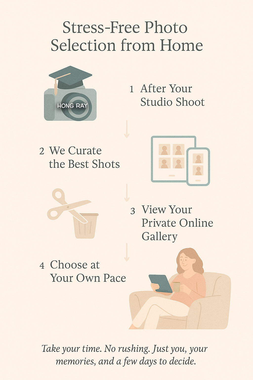 Hong Ray Photo Studio stress free selection copy