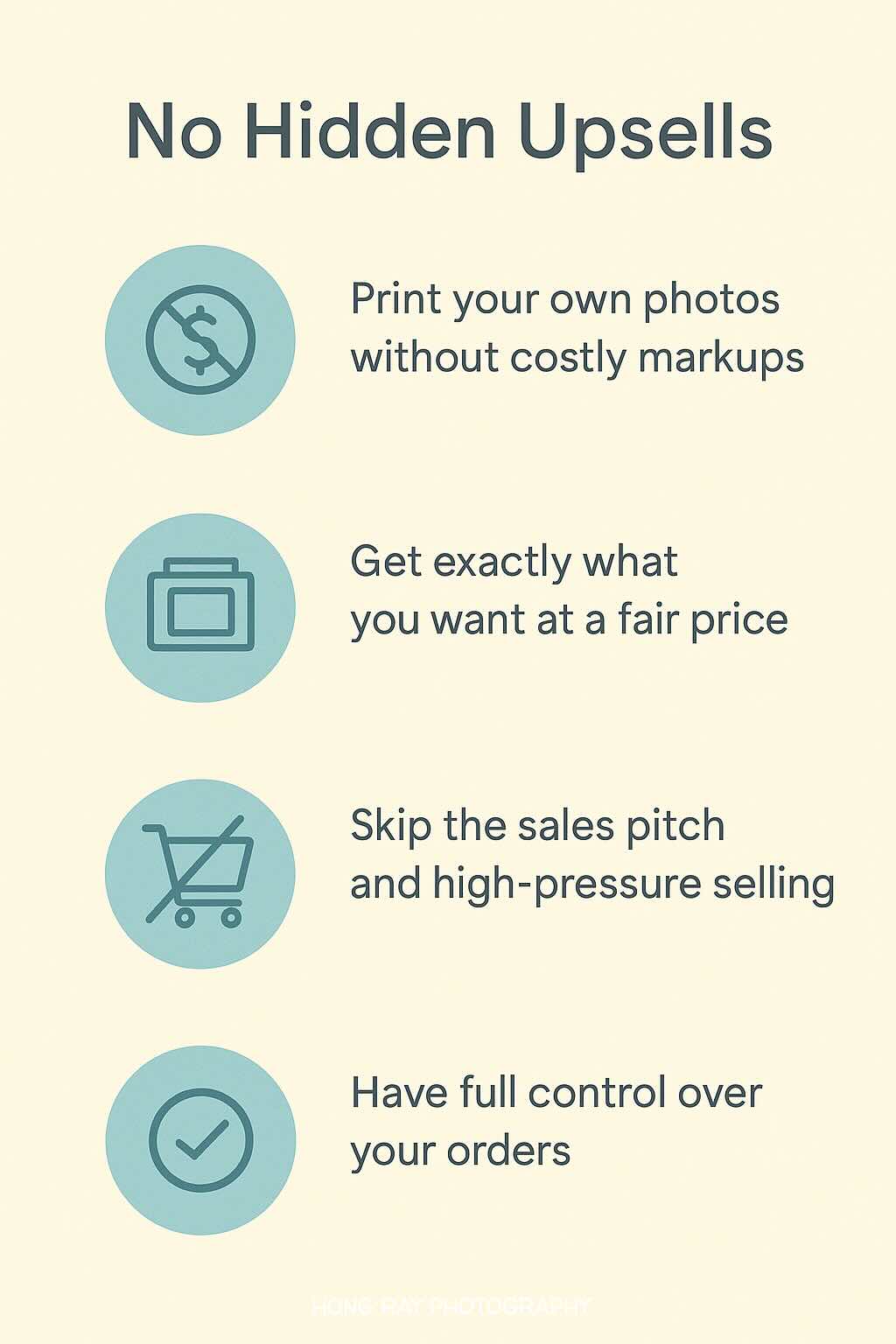 NO UPSELL